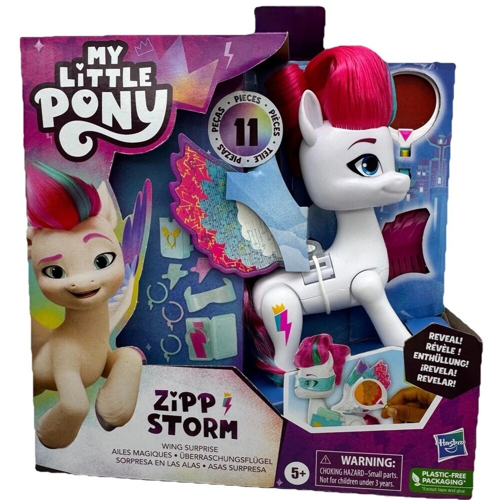 My Little Pony Zipp Storm Wing Surprise 11-Piece Figure Set 5.5 Inch Toy